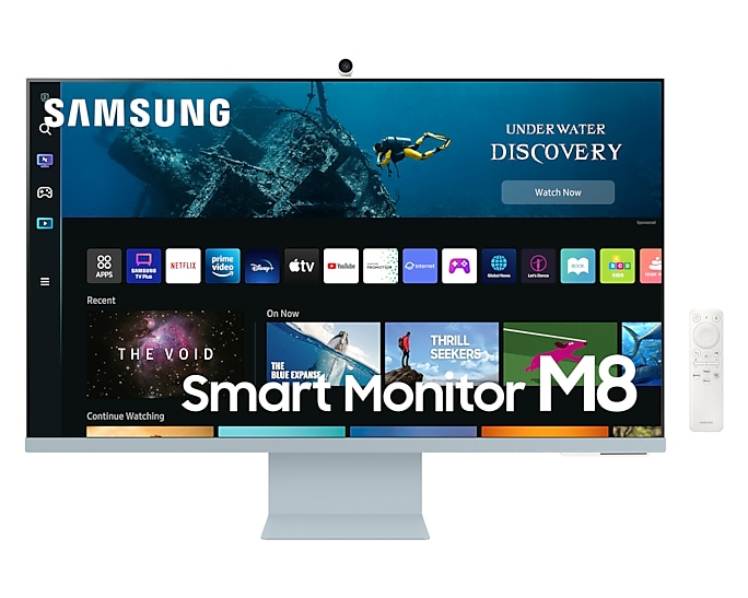 Samsung LS32BM80BUUXXU computer monitor 81.3 cm (32") 3840 x 2160 pixels 4K Ultra HD Blue, White - LS32BM80BUUXXU